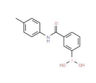 3-(p-Tolylcarbamoyl)phenylboronic acid (CAS 1072946-03-2) - chemical structure image