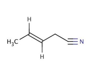 3-Pentenenitrile, predominately trans (CAS 16529-66-1) - chemical structure image