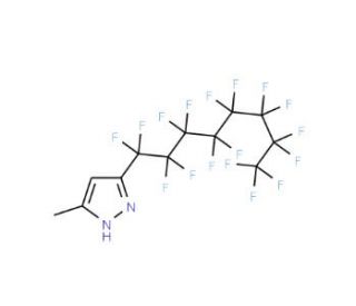 3-(Perfluoro-n-octyl)-5-methylpyrazole - chemical structure image