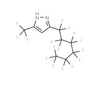 3-Perfluorohexyl-5-trifluoromethyl-pyrazole - chemical structure image