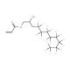 3-(Perfluorooctyl)-2-hydroxypropyl acrylate (CAS 76962-34-0) - chemical structure image