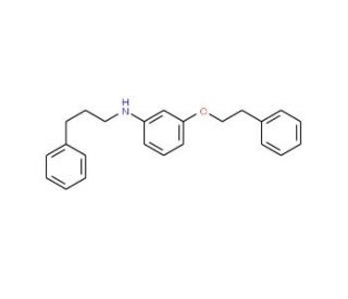 3-(Phenethyloxy)-N-(3-phenylpropyl)aniline - chemical structure image