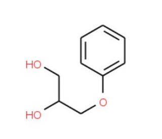 3-Phenoxy-1,2-propanediol (CAS 538-43-2) - chemical structure image