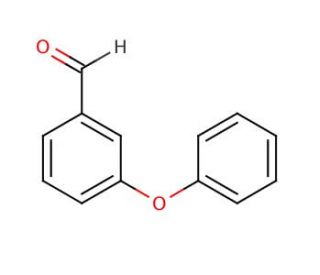 3-Phenoxybenzaldehyde (CAS 39515-51-0) - chemical structure image