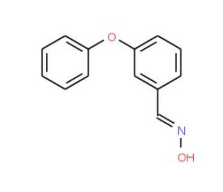 3-phenoxybenzaldehyde oxime - chemical structure image