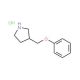 3-(Phenoxymethyl)pyrrolidine hydrochloride - chemical structure image
