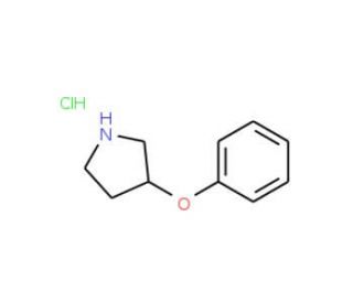 3-Phenoxypyrrolidine hydrochloride (CAS 21767-15-7) - chemical structure image