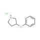 3-Phenoxypyrrolidine hydrochloride (CAS 21767-15-7) - chemical structure image