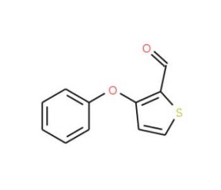 3-Phenoxythiophene-2-carboxaldehyde (CAS 132706-25-3) - chemical structure image