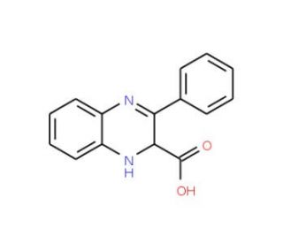 3-phenyl-1,2-dihydroquinoxaline-2-carboxylic acid - chemical structure image