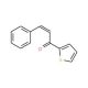 3-phenyl-1-(2-thienyl)prop-2-en-1-one (CAS 3988-77-0 ) - chemical structure image