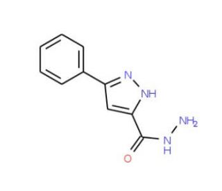 3-phenyl-1H-pyrazole-5-carbohydrazide - chemical structure image