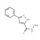 3-phenyl-1H-pyrazole-5-carbohydrazide - chemical structure image