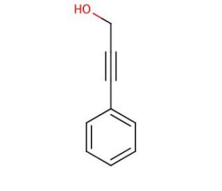 3-Phenyl-2-propyn-1-ol (CAS 1504-58-1) - chemical structure image