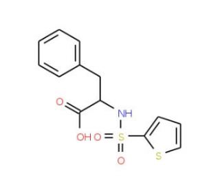 3-Phenyl-2-(thiophene-2-sulfonylamino)-propionic acid - chemical structure image
