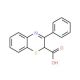 3-phenyl-2H-1,4-benzothiazine-2-carboxylic acid - chemical structure image
