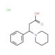 3-Phenyl-3-piperidin-1-yl-propionic acid hydrochloride - chemical structure image