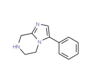 3-Phenyl-5,6,7,8-tetrahydro-imidazo[1,2-a]pyrazine (CAS 885281-16-3) - chemical structure image