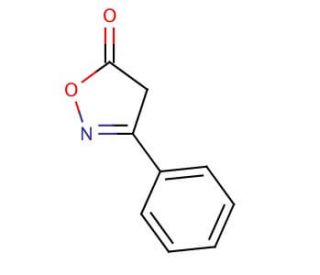 3-Phenyl-5-isoxazolone (CAS 1076-59-1) - chemical structure image