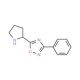3-Phenyl-5-pyrrolidin-2-yl-[1,2,4]oxadiazole (CAS 853104-20-8) - chemical structure image