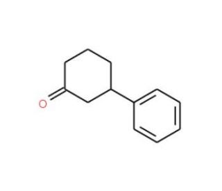 3-Phenyl-cyclohexanone (CAS 20795-53-3) - chemical structure image