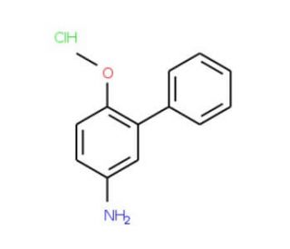 3-Phenyl-p-anisidine hydrochloride (CAS 92028-21-2) - chemical structure image