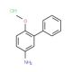 3-Phenyl-p-anisidine hydrochloride (CAS 92028-21-2) - chemical structure image