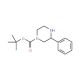 3-phenyl-piperazine-1-carboxylic acid tert-butyl ester (CAS 502649-25-4) - chemical structure image
