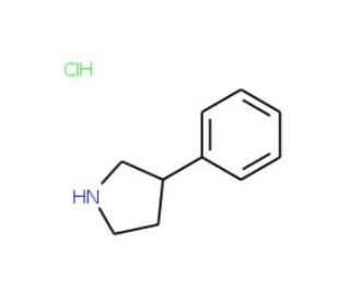 3-Phenyl-pyrrolidine hydrochloride (CAS 857281-02-8) - chemical structure image