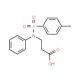 3-[Phenyl-(toluene-4-sulfonyl)-amino]-propionic acid (CAS 65148-06-3) - chemical structure image