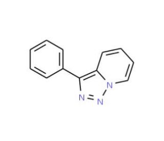 3-Phenyl[1,2,3]triazolo[1,5-a]pyridine (CAS 832-81-5) - chemical structure image