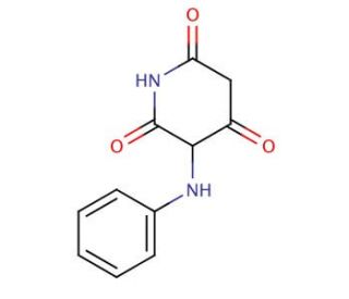3-Phenylamino-piperidine-2,4,6-trione - chemical structure image
