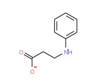 3-Phenylamino-propionic acid (CAS 5652-38-0) - chemical structure image
