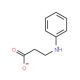 3-Phenylamino-propionic acid (CAS 5652-38-0) - chemical structure image
