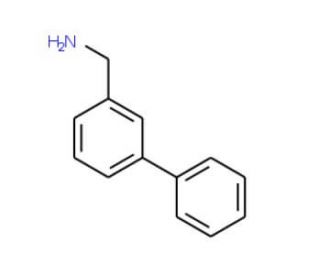 3-Phenylbenzylamine (CAS 177976-49-7) - chemical structure image