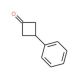3-Phenylcyclobutanone (CAS 52784-31-3) - chemical structure image