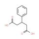 3-Phenylglutaric acid (CAS 4165-96-2) - chemical structure image
