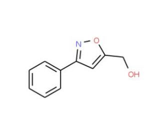 (3-Phenylisoxazol-5-yl)methanol (CAS 90924-12-2) - chemical structure image
