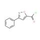 3-Phenylisoxazole-5-carbonyl chloride (CAS 124953-60-2) - chemical structure image