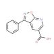 3-phenylisoxazolo[5,4-b]pyridine-5-carboxylic acid - chemical structure image