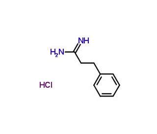 3-phenylpropanimidamide hydrochloride (CAS 24441-89-2) - chemical structure image