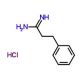 3-phenylpropanimidamide hydrochloride (CAS 24441-89-2) - chemical structure image