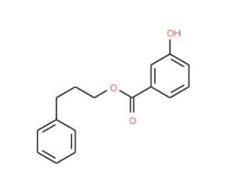 3-Phenylpropyl 3-hydroxybenzoate - chemical structure image