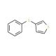 3-(Phenylsulphanyl)thiophene (CAS 16718-11-9) - chemical structure image