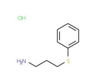 3-(phenylthio)propan-1-amine hydrochloride (CAS 2015-09-0) - chemical structure image