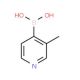 3-Picoline-4-boronic acid (CAS 894808-72-1) - chemical structure image