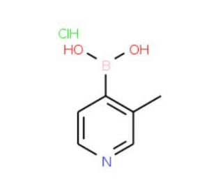 3-Picoline-4-boronic acid hydrochloride (CAS 1072952-40-9) - chemical structure image