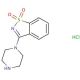 3-(piperazin-1-yl)-1λ{6},2-benzothiazole-1,1-dione hydrochloride - chemical structure image