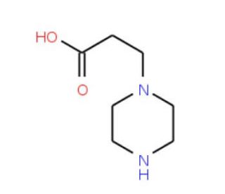 3-(Piperazin-1-yl)propionic acid (CAS 27245-31-4) - chemical structure image