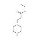 3-(Piperazin-1-yl)propionic acid ethyl ester (CAS 43032-38-8) - chemical structure image
